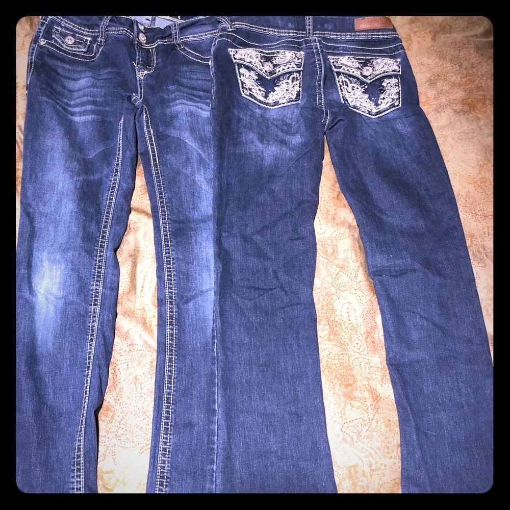 2 pair wallflower  bootcut Jeans Size 1